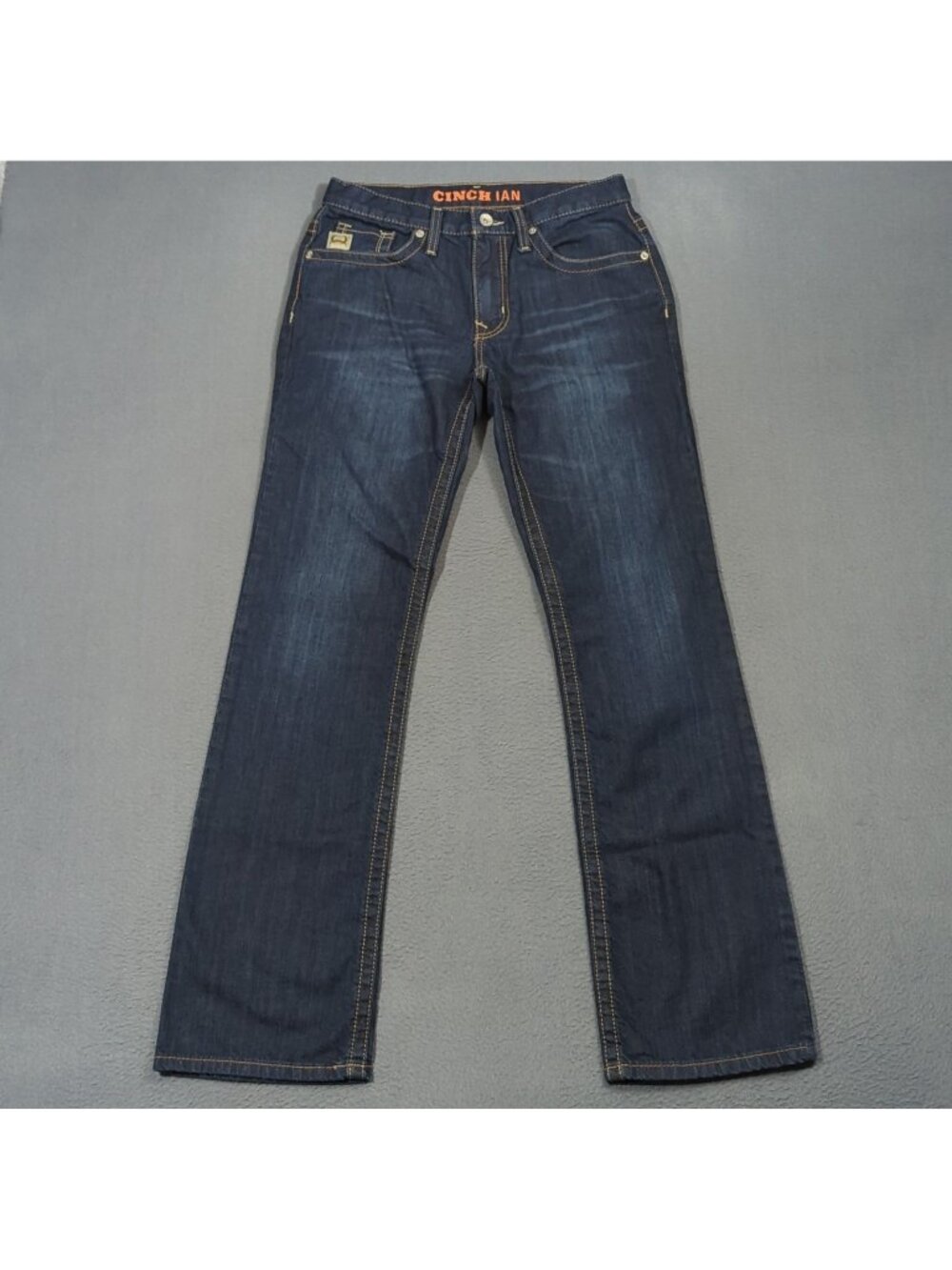 Cinch Jeans Men's 30x34 Blue Ian Boot Cut Western Denim Cowboy Rodeo